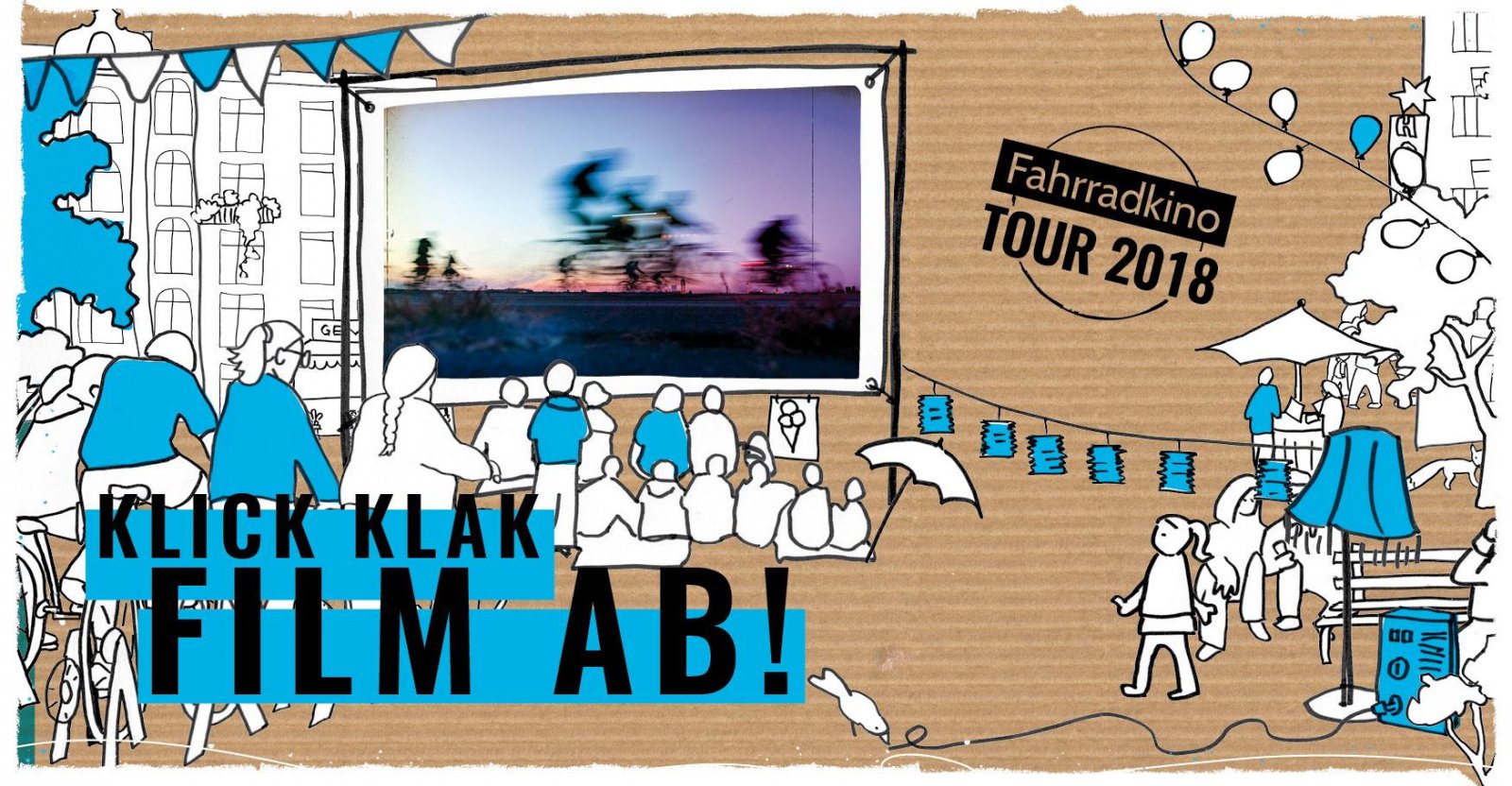 KLAK Fahrradkino-Tour #1