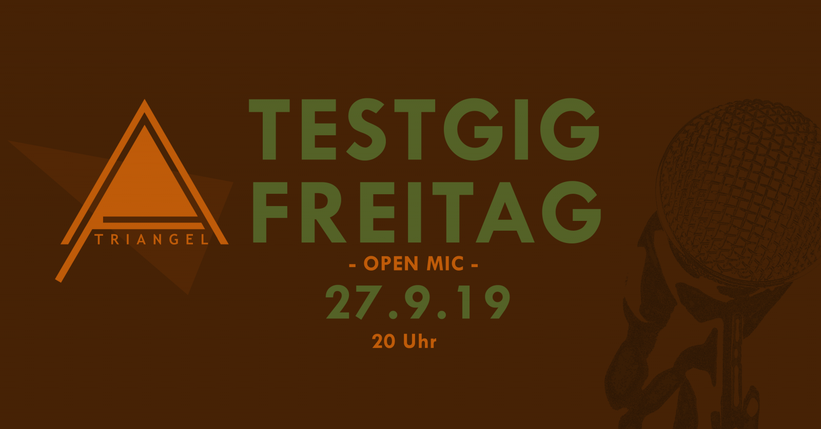 Testgig Freitag - Open Mic