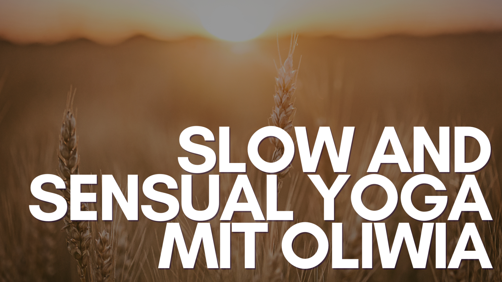 Slow & Sensual Yoga