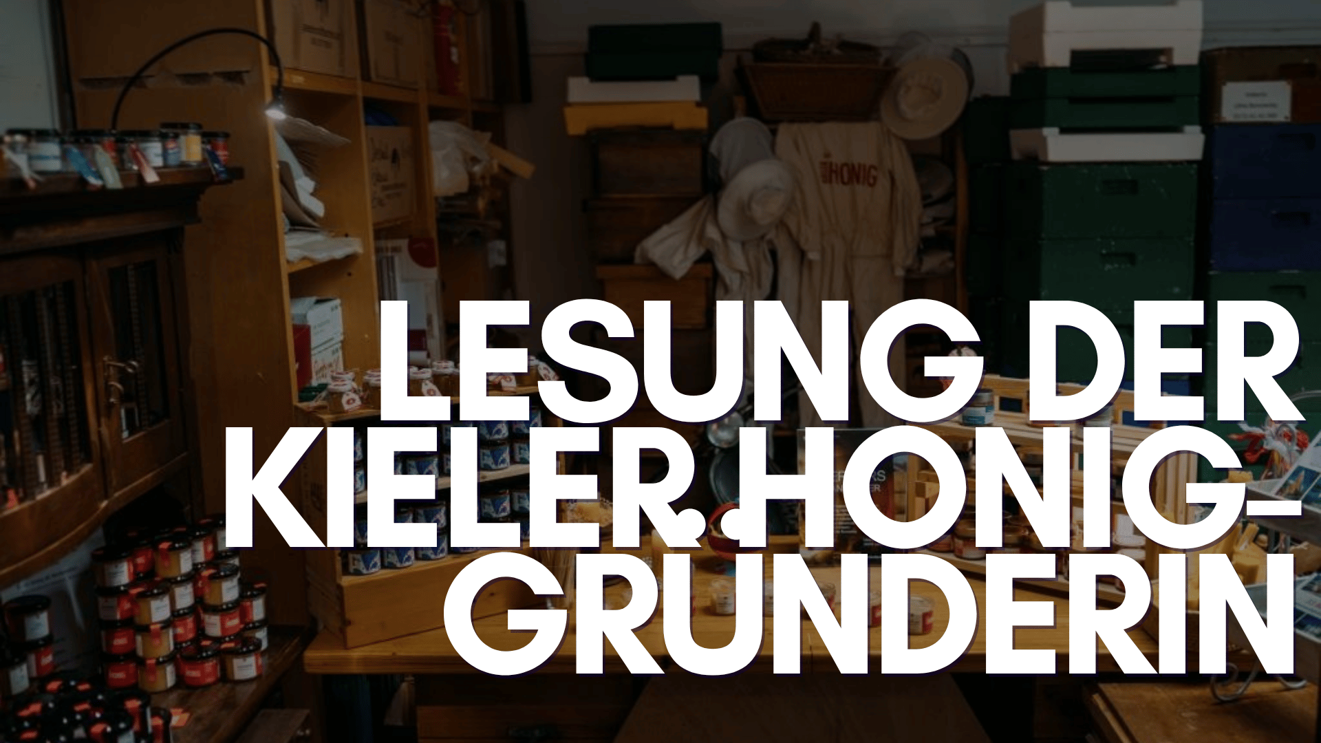 Kieler Honig: Lesung